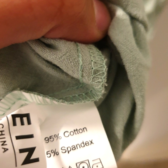 Shein Green and White cotton dress - Picture 6 of 13